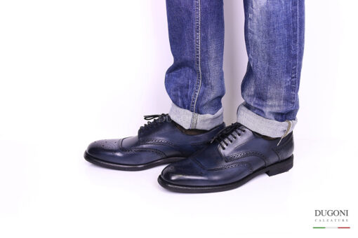 Stringata blu – Brecos </br> U240 Calzature uomo