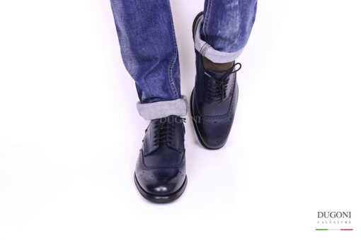 Stringata blu – Brecos </br> U240 Calzature uomo