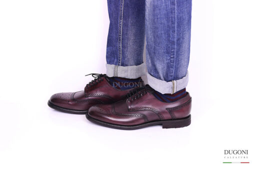 Stringata bordeaux </br> U239 Calzature uomo