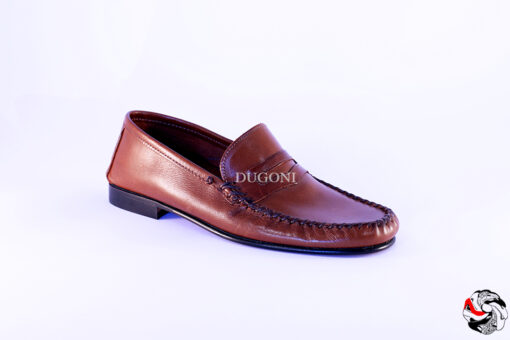 Mocassino bufalo marrone chiaro </br> U145 Calzature uomo