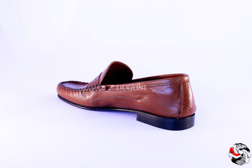 Mocassino bufalo marrone chiaro </br> U145 Calzature uomo