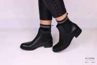 Stivaletto beatles nero </br> D1215 Scarpe donna